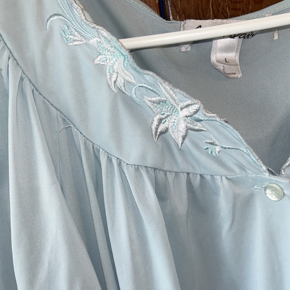 Ladies Polyester Button Robe - Picture 2 of 6